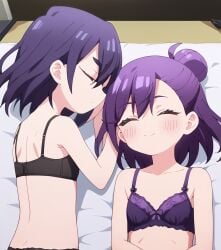 acro_trip ai_generated date_chizuko haraga_kurumi kimi_no_koto_ga_dai_dai_dai_dai_daisuki_na_100-nin_no_kanojo sleeping