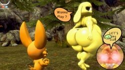 3d 3d_(artwork) big_ass chikn_nuggit chikn_nuggit_(chikn_nuggit) excited fat_ass gay onyn_ring_(chikn_nuggit) source_filmmaker tagme thecheshireguy
