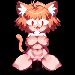 ai_generated big_breasts big_breasts big_thighs breasts breasts guided_penetration juicy_pussy melty_blood neco-arc penetration penis pussy sexy thighs