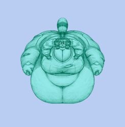 bbw big_ass big_breasts breasts bubble_butt cleavage female frisk_lk furry huge_ass overweight ssbbw tagme thick_thighs wide_hips
