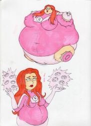 atom_eve bbw female_focus female_only inflation invincible obese overweight spherical_inflation weight_gain