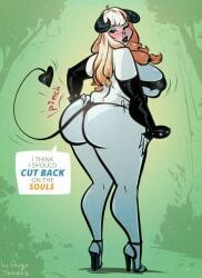 1girls 2010s 2019 2019s artist_signature ass_bigger_than_head ass_too_big big_ass big_breasts big_butt bimbo bimbo_body black_thong blonde_female blonde_hair blonde_hair_female blue_body blue_eyeshadow blushing blushing_female blushing_lines bottom_heavy bottom_heavy_female bubble_ass bubble_butt color comission demon demon_girl demon_horns demon_humanoid demon_tail demon_wings deviantart_link dialog digital_drawing_(artwork) digital_media_(artwork) elbow_gloves elbow_sleeve fat_ass fingerless_gloves grabbing_ass grabbing_own_ass hand_on_own_thigh hand_on_thigh heels high_heels huge_ass huge_breasts hugotendaz humanoid humanoid_only light-blue_skin looking_back looking_back_at_self massive_ass oc original_character phat_ass pinching_ass pinching_own_ass pinup round_ass round_butt sideboob skimpy skimpy_clothes solo_female solo_focus spiked_bracelet succubus succubus_horns succubus_tail talking talking_to_self text_bubble thong too_big voluptuous voluptuous_female wide_hips