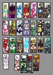 26girls gameboyred gijinka kirby_(series) kirby_air_ride kirby_air_riders machine machine_girl multiple_girls vehicle_humanoid