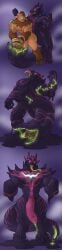 anthro assimilation balls big_balls big_penis bovid bovine bull cock comic conjoined cum dick draon flexing furry fusion gay glowing_eyes goo_creature goo_transformation homosexual hooves horn male male/male male_only male_penetrating markings merging muscles muscular muscular_male nose_piercing nose_ring penetration penis reptile semen sex sharp_teeth slime stripes tail tail_mouth tail_vore tentacle testicles tongue tongue_out transformation trencalos vein veiny_penis