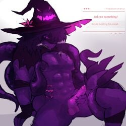 1boy azure_(forsaken) black_body clawed_fingers cock forsaken_(roblox) humanoid jacking_off jerkingoff katpawzee long_hair looking_pleasured male male_breasts male_focus masturbation muscular_male penile_masturbation penis precum precum_drip purple_body purple_skin request roblox roblox_game robloxian self_upload solo strawpage_request sweat sweatdrop tentacle_creature tentacles