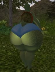 3d big_ass big_breasts breasts bubble_butt female ferialexonar huge_ass huge_breasts reptile tagme thick_thighs turtle wide_hips