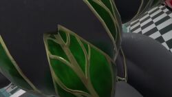 1girls 3d areolae bikini black_body female friendship_is_magic front_view huge_breasts low-angle_view music my_little_pony queen_chrysalis_(mlp) sloppydragons solo sound tagme thick_thighs video vrchat wide_hips