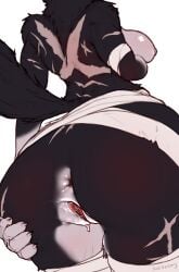2025 absurd_res anthro anus areola aroused ass athletic athletic_anthro athletic_female back_muscles back_scar bandage biceps big_breasts big_butt black_body black_fur blizzard_entertainment bodily_fluids breasts butt_grab canid canine canis countershade_torso countershading dripping exhibitionism female fluffy fluffy_tail fur genital_fluids genitals grey_body grey_fur hand_on_butt hi_res holding_breast lakaiger leaking leg_scar mammal mane multicolored_body multicolored_fur mythological_canine mythological_creature mythology nipples nude presenting presenting_anus presenting_hindquarters presenting_pussy pussy pussy_juice_drip pussy_juice_leaking pussy_juice_string raised_tail rear_view sackrany scar scars_all_over signature solo spread_anus spread_butt spread_pussy spreading tail thick_thighs tuft two_tone_body two_tone_fur vaginal_fluids warcraft werecanid werecanine werecreature werewolf wolf worgen wrappings x_scar