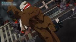 abs african_male ass balls bara biceps big_balls big_penis blowjob charon_(enen_no_shouboutai) charon_(fire_force) cum dark_skin dominant dominant_male domination en'en_no_shouboutai enen_no_shouboutai erection fire_force gay gay_blowjob gay_domination genital_fluids implied_rape male male/male male_nipples male_only manly muscular_male nipples nude ogun_montgomery onoro_nyo oral oral_sex orgasm pecs penis yaoi