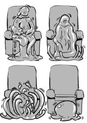 absorption anthro balls big_balls big_penis blush cock comic dick flexing furry fusion gay glasses goat goo_creature goo_transformation hair homosexual hooves horn majin_buu male male/male male_only merging muscles muscular muscular_male news_reporter penis slime testicles transformation trencalos twink vein veiny_penis
