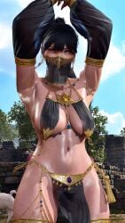 3d busty envy15re2lm female female_focus female_only hourglass_figure reina_mishima skimpy skimpy_clothes tagme tekken wide_hips