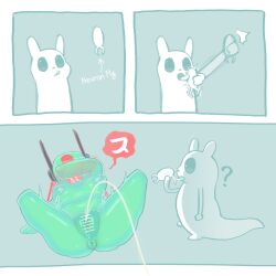 1girls ? animal antennae_(anatomy) arm_over_head arrow blue_body blush breasts censored censored_pussy chubby_female confusion covering_face facial_markings female female_focus iterator_(rain_world) legs_up licking looks_to_the_moon_(rain_world) motion_lines neuron_fly_(rain_world) nipples open_mouth orgasm overstimulation pussy pussy_ejaculation pussy_juice pussy_juice_drip question_mark questionable_consent rain_world robot robot_girl robot_humanoid saliva saliva_trail shaking shiny_skin slugcat squirting survivor_(rain_world) text tongue voodoo voodoo_masturbation white_body wire