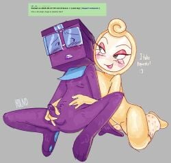 2boys boxten_(dandy's_world) dandy's_world dandys_world glisten_(dandy's_world) holnd jerking jerking_off jerking_off_another jerkingoff jerkingoff_another looking_at_another mlm pawpads paws request requested_rimming