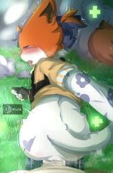 2025 anthro ass blush bodily_fluids calico_cat cate_meowdy cate_meowdy_(fortnite) clothed clothing digital_media_(artwork) domestic_cat duo epic_games erection felid feline felis female female_penetrated fortnite fu_kawa_(artist) fur genital_fluids genitals gloves hair handwear human male male/female male_penetrating male_penetrating_female mammal multicolored_body nude penetration penis pussy sex simple_background tail tattoo text tongue vaginal_penetration