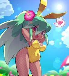 bunny_ears bunnysuit character_request large_breasts leotard level-5 nollety tagme yo-kai_watch youkai_watch