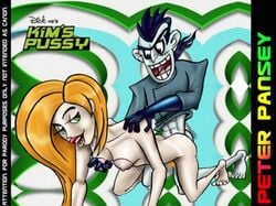 disney dr._drakken female human kim_possible kimberly_ann_possible male nipples peter_pansey straight straight_hair