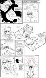 cola-kun comic gay hatake_kakashi male male_only might_guy monochrome naruto rock_lee tagme yaoi