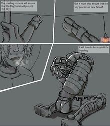 1boy 1girls ass big_sister big_sister_(bioshock) bioshock bioshock_2 comic tagme