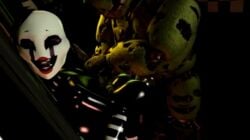 against_wall ambiguous ambiguous_penetration anal anal_penetration anal_sex animated five_nights_at_freddy's five_nights_at_freddy's_3 fnaf gif marionette_(fnaf) puppet_(fnaf) springtrap springtrap_(fnaf)