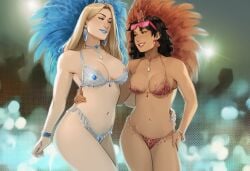 2girls ai_generated big_ass big_breasts blonde_female blonde_hair breasts curvaceous curvy curvy_figure digital_media_(artwork) emma_frost female hellfire_club hips homo_superior huge_ass huge_breasts huge_thighs jubilation_lee jubilee large_ass large_breasts large_thighs legs light-skinned_female light_skin marvel marvel_comics mature mature_female mutant mutant_(marvel) phophopho slim_waist thick thick_hips thick_legs thick_thighs thighs voluptuous waist white_queen wide_hips wide_thighs x-men