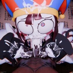1boy 3d 3d_(artwork) 3d_render 3girls beret big_ass big_breasts big_penis bonbon_(derpixon) breasts chuchu_(derpixon) collaborative_fellatio cum cum_everywhere cum_in_mouth cum_on_face feet fortnite gloves interracial jester jester_girl jester_hat kneeling kneeling_female kneeling_oral_position mime mime_and_dash mime_girl naked naked_female nervous nipples nude nude_female nude_male on_knees oral orgasm pomni pomni_(tadc) pomni_(the_amazing_digital_circus) prostitution pubes pubic_hair pussy rotosama saliva scarf seductive seductive_eyes seductive_look seductive_smile sisters spotlight sucking_balls sucking_testicles surprised sweat sweatdrop sweating the_amazing_digital_circus thick_thighs