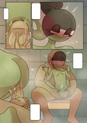 2d cock comic_page cum_inside holding_butt naked naked_male nsfw palestine palestine_(countryhumans) penis penis_in_pussy ponytail pornography sex sexy_pose
