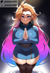 ai_generated jennieart02 league_of_legends patreon patreon_logo patreon_username twitter twitter_username watermark zoe_(league_of_legends)