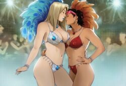 2girls ai_generated big_ass big_breasts blonde_female blonde_hair breasts curvaceous curvy curvy_figure digital_media_(artwork) emma_frost female hellfire_club hips homo_superior huge_ass huge_breasts huge_thighs jubilation_lee jubilee large_ass large_breasts large_thighs legs light-skinned_female light_skin marvel marvel_comics mature mature_female mutant mutant_(marvel) phophopho slim_waist thick thick_hips thick_legs thick_thighs thighs voluptuous waist white_queen wide_hips wide_thighs x-men