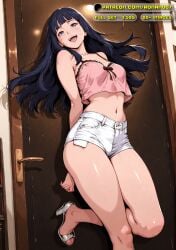 ai-created ai_art ai_assisted ai_generated ass ass_bigger_than_head black_hair boruto:_naruto_next_generations boruto:_two_blue_vortex cleavage clitoris covering_breasts curvy curvy_body curvy_female curvy_females curvy_hips curvy_thighs deep_cleavage female female_only glasses handbra hanging_breasts himawari_uzumaki hourglass_figure huge_breasts large_breasts massive_ass medium_boobs medium_breasts medium_tits naruto naruto_(series) petite petite_body petite_female short_hair shorts teenage_girl teenager thick_thighs uncensored undressing uzumaki_himawari