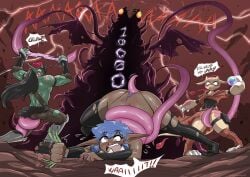 celeste_(thekinkyquest) elf imminent_sex tentacles thekinkyquest