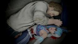 alley blood_stain captured captured_heroine corpse dead gore guro knife knifepoint luna_snow luna_snow_(marvel_rivals) marvel_rivals murdered necrogoblin9 necrophilia raped_by_enemy sfm source_filmmaker stabbed tagme video