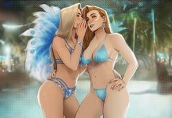 2girls ai_generated big_ass big_breasts blonde_female blonde_hair breasts cloak_and_dagger curvaceous curvy curvy_figure dagger_(marvel) digital_media_(artwork) emma_frost female hellfire_club hips homo_superior huge_ass huge_breasts huge_thighs large_ass large_breasts large_thighs legs light-skinned_female light_skin marvel marvel_comics mature mature_female mutant mutant_(marvel) phophopho slim_waist tandy_bowen thick thick_hips thick_legs thick_thighs thighs voluptuous waist white_queen wide_hips wide_thighs x-men