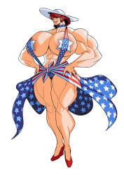 abs biceps breasts female jonpadraws muscles muscular muscular_arms muscular_female muscular_legs muscular_thighs