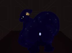 anus backsack balls butt feet first_person_view genitals glowing glowing_anus hi_res hindpaw looking_at_viewer pawpads paws presenting presenting_anus presenting_hindquarters rain_world slugcat stinkmuse videocult watcher_(rain_world)