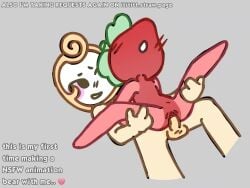 animated animation animation_loop blush blush_lines dandy's_world dandys_world glisten_(dandy's_world) itititt kiwiiuri looking_at_partner looking_pleasured looking_up penis_in_pussy sprout_(dandy's_world) tagme transfem video