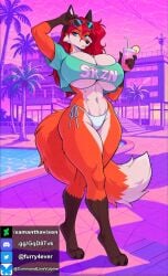 1female 1females 1girl 1girls anthro artist_request character_request female female_only furry girl girl_only grand_theft_auto grand_theft_auto_vi red_hair solo solo_female solo_girl tagme tagme_(artist) tagme_(character) unkown_artist vice_city_cover_girl