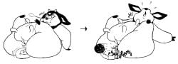 anal_penetration anus ass female game_freak horns huge_ass miltank molelogic nintendo pokemon pokemon_(species) pussy sound_effects tail_masturbation udders video_games