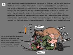 beastiality canine cum cum_inside dog female_soldier gogocherry womb_penetration