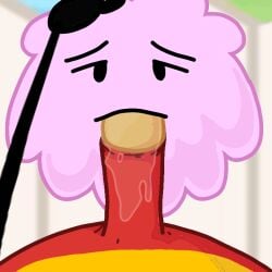 battle_for_dream_island battle_for_dream_island_again bfb bfdi bfdia blowjob fries_(bfdi) object_shows penis puffball_(bfdi) saliva