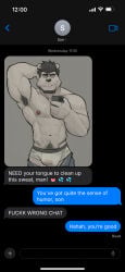 2026 abs absurd_res anthro areola armpit_hair barazoku bear biceps big_bulge big_muscles bodily_fluids body_hair bottomwear bottomwear_down briefs bulge clothed clothing ear_piercing ear_ring emoji english_text father_(lore) father_and_child_(lore) father_and_son_(lore) hand_behind_head hi_res holding_object incest_(lore) kemono kenkudog male male/male mammal muscular muscular_anthro muscular_male narrowed_eyes navel nipples obliques pants pants_down parent_(lore) parent_and_child_(lore) parent_and_son_(lore) partially_clothed pecs piercing polar_bear profanity pubes ring_piercing screen seductive selfie sexting simple_background smile solo son_(lore) standing stated_incest sweat text texting topless topless_anthro topless_male underwear unnamed_character ursine