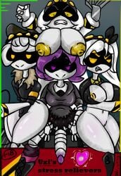 1boy 1boy1futa 1futa 1futa1boy 1futa2girls 2girls 2girls1futa alvisking breasts breasts_on_head breasts_out female futa_on_female futa_on_male futanari glitch_productions j_(murder_drones) murder_drones n_(murder_drones) purple_eyes purple_glans purple_hair uzi_(murder_drones) v_(murder_drones) yellow_eyes yellow_nipples