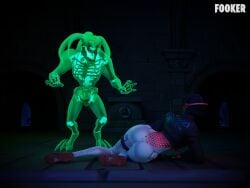 1girl1boy 1girls 3d ass_focus blender blender_cycles female_focus fooker fortnite fortnite:_battle_royale meme monster parody rogue_dat_ass_(meme) rox_(fortnite) size_difference