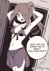 1girls 2d 2d_(artwork) 2d_artwork almost_naked almost_nude alternative_hairstyle anime anime_character arm_behind_head armpit armpit_crease armpit_peek armpits arms_behind_head asian asian_female asian_girl average_breasts bare_armpits bare_arms bare_belly bare_chest bare_hands bare_midriff bare_navel bare_shoulders bare_skin belly belly_button bikini bikini_bottom bikini_only bikini_top black_and_white breasts breasts_apart collarbone converse curvaceous curvaceous_body curvaceous_female curvaceous_figure curvaceous_hips curvaceous_teenager curvy curvy_body curvy_female curvy_figure curvy_hips curvy_teen dialogue dialogue_bubble dialogue_speech_bubble digital digital_art digital_drawing digital_drawing_(artwork) digital_media digital_media_(artwork) drawing elbows english english_dialogue english_text exposed exposed_armpits exposed_arms exposed_belly exposed_chest exposed_midriff exposed_navel exposed_shoulders exposed_skin eyeliner fanart female female_focus female_only from_front front-tie_bikini front-tie_bikini_top front_view greyscale groin hair_covering_eye hair_over_eye hair_over_one_eye hairless_armpits halterneck hand_behind_head hands_behind_head indoor indoor_background indoor_nudity indoors inframammary_fold inguinal_crease inguinal_ligament interior_background lean_figure legs_closed legs_together little_witch_academia long_hair looking_at_viewer madabauillust medium_breasts midriff monochrome mostly_nude naked naked_female naked_woman narrow_waist navel nearly_nude nude nude_female nudity open_mouth parted_bangs parted_lips petite petite_body petite_breasts petite_female petite_girl petite_tits pink-eyed_female pink_eyes ponytail portrait practically_nude presenting_armpit purple-haired_female purple_hair shaved_armpits shoulders sidelocks slender_body slender_waist slim_female slim_waist solo south_asian south_asian_female speaking speaking_to_viewer standing string_bikini studio_trigger sucy_manbavaran swimsuit swimwear talking talking_to_viewer teen_girl teenage_female teenage_girl teenager text text_bubble thighs thighs_together tied_hair tongue top_view upper_body upper_teeth white_pupils wide_hips witch young_female young_woman