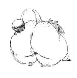 anus_peek ass ass_grab female game_freak horns huge_ass miltank molelogic nintendo pokemon pokemon_(species) thick_thighs video_games