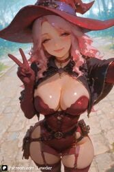 1girls ai_generated ass ass_focus big_ass big_breasts black_clover blue_eyes blush breast_grab breasts closed_mouth clothes clothing cute cute_face female female_focus large_ass large_breasts light-skinned_female light_skin long_hair looking_at_viewer pink_hair pussy sexy sexy_body sexy_female sexy_pose standing vanessa_enoteca younger_female