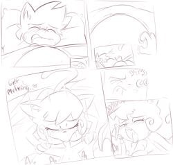 anthro anthro_on_anthro anthro_penetrated anthro_penetrating anthro_penetrating_anthro blowjob leo_(vg_cats) leos_mom_(vg_cats) manwithnobats tagme under_sheets vg_cats