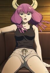 1girl 1girls ai_generated anime aura_(sousou_no_frieren) breasts curvy curvy_female curvy_figure eyes female fit hair nsfw sousou_no_frieren stickyai tits voluptuous