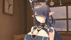 genshin_impact lauma_(genshin_impact) tagme tits_out video