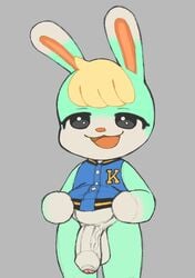 1boy absurd_res animal_crossing anthro anthro_only anthrofied antlers balls better_version_at_source black_eyes clothed clothing cyan_body cyan_ears cyan_fur cyan_skin flaccid flaccid_penis genitals half-closed_eyes hi_res looking_at_viewer male male_only mctamagomaki nintendo open_mouth orange_ears penis penis_out presenting presenting_penis sasha_(animal_crossing) small_but_hung smile smiling_at_viewer solo solo_male standing testicles tongue two_tone_body two_tone_ears two_tone_fur two_tone_skin white_balls white_body white_ears white_fur white_penis white_skin wide_hips yellow_hair