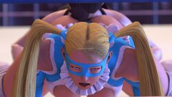 3d animated ass chun-li cunnilingus_through_clothes female kishi moaning mp4 no_sound rainbow_mika street_fighter street_fighter_v video